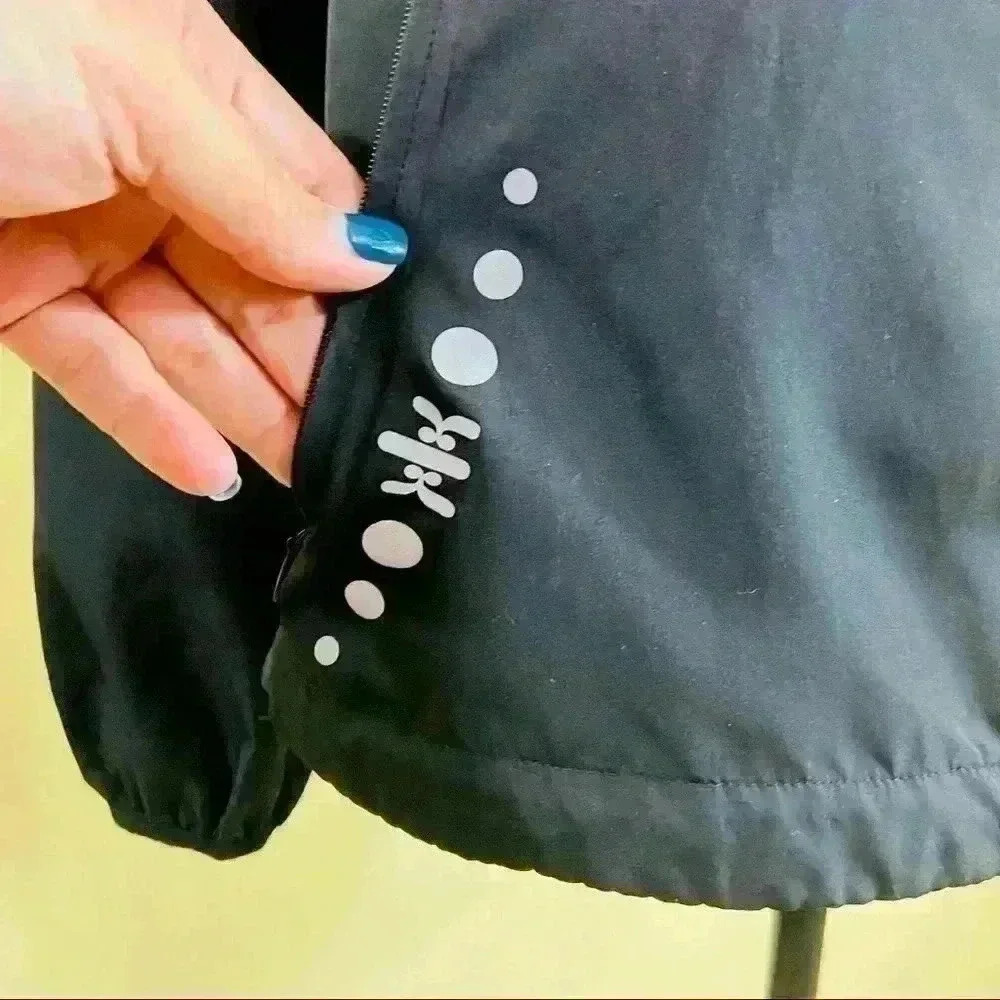 Kyodan Solid Black Full Zip Lightweight Jacket - image 7